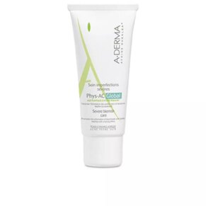 Kem điều trị mụn trứng cá & loại bỏ đầu đen A-Derma PHYS-AC GLOBAL tratamiento facial completo anti-imper...