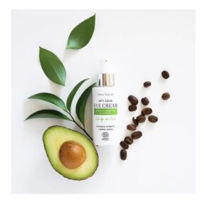 Alma Secret EYE CREAM antiedad con aguacate, té verde & cafeína b... Kem đường viền mắt