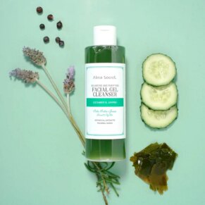 Alma Secret FACIAL GEL CLEANSER balancing and purifying cucumber ... Sữa rửa mặt