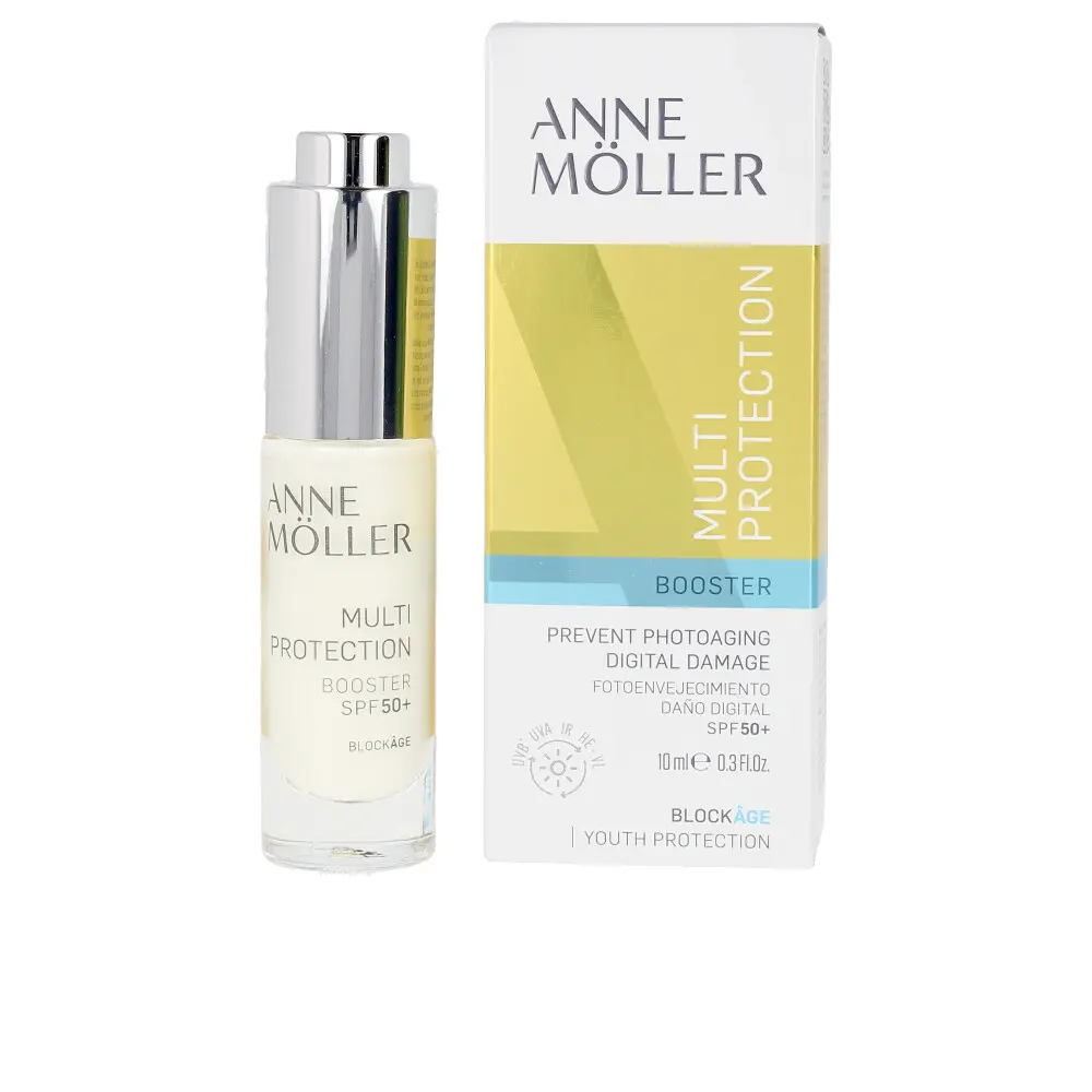 Anne Möller BLOCKÂGE multi-protection booster SPF50 2 BLOCKÂGE multi-protection booster SPF50 Kem điều trị mụn chính hãng Anne Möller