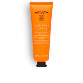 Kem dưỡng ẩm da mặt Apivita MASCARILLA FACIAL iluminadora con naranja