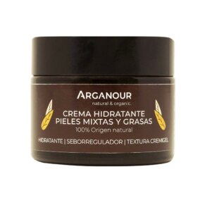 Kem dưỡng ẩm Điều trị mụn trứng cá & loại bỏ đầu đen Arganour CREMA hidratante pieles mixtas y grasas