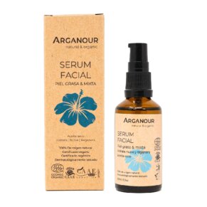 FACIAL SERUM piel grasa Kem điều trị mụn trứng cá & loại bỏ đầu đen chính hãng Arganour