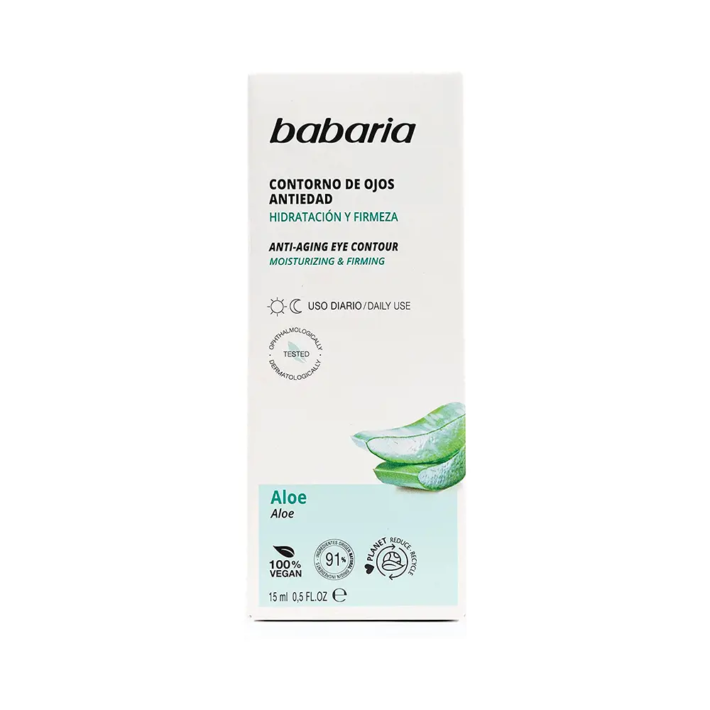 Babaria ALOE VERA contorno de ojos 2 ALOE VERA contorno de ojos Kem đường viền mắt chính hãng Babaria