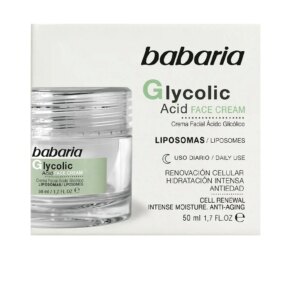 Kem dưỡng ẩm Babaria GLYCOLIC ACID crema facial renovación celular