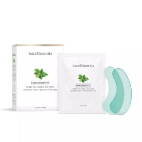 Quầng thâm, túi mắt và kem dưới mắt bareMinerals SKINLONGEVITY green tea herbal eye mask