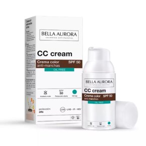 CC CREAM anti-manchas oil free SPF50 Kem dưỡng ẩm chính hãng Bella Aurora