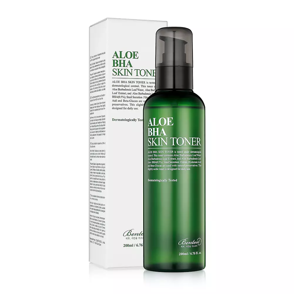 Benton ALOE BHA skin toner 2 ALOE BHA skin toner Nước hoa hồng chính hãng Benton