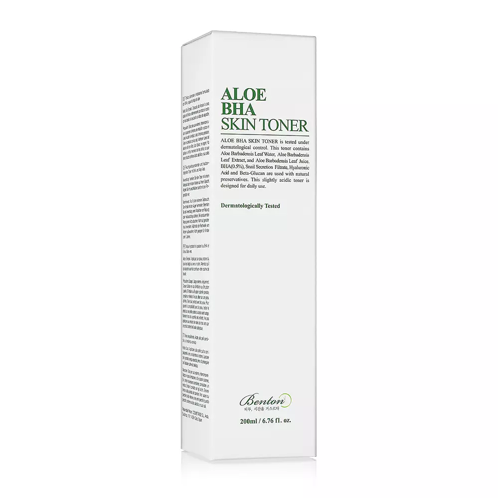 Benton ALOE BHA skin toner 3 Benton ALOE BHA skin toner Nước hoa hồng