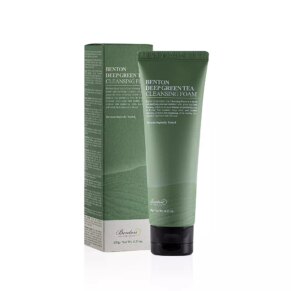 DEEP GREEN TEA cleansing foam Sữa rửa mặt chính hãng Benton
