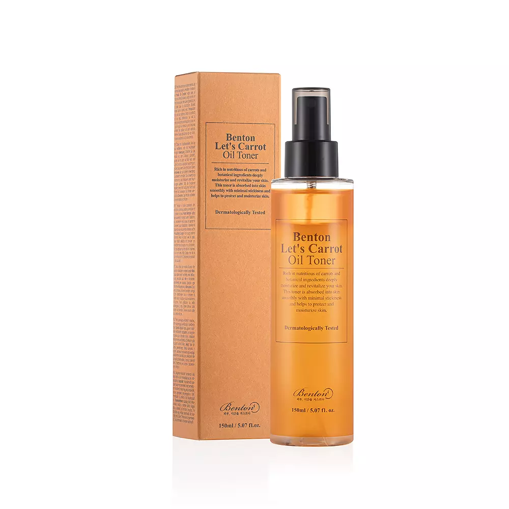 Benton LET’S CARROT oil toner 2 LET’S CARROT oil toner Nước hoa hồng chính hãng Benton