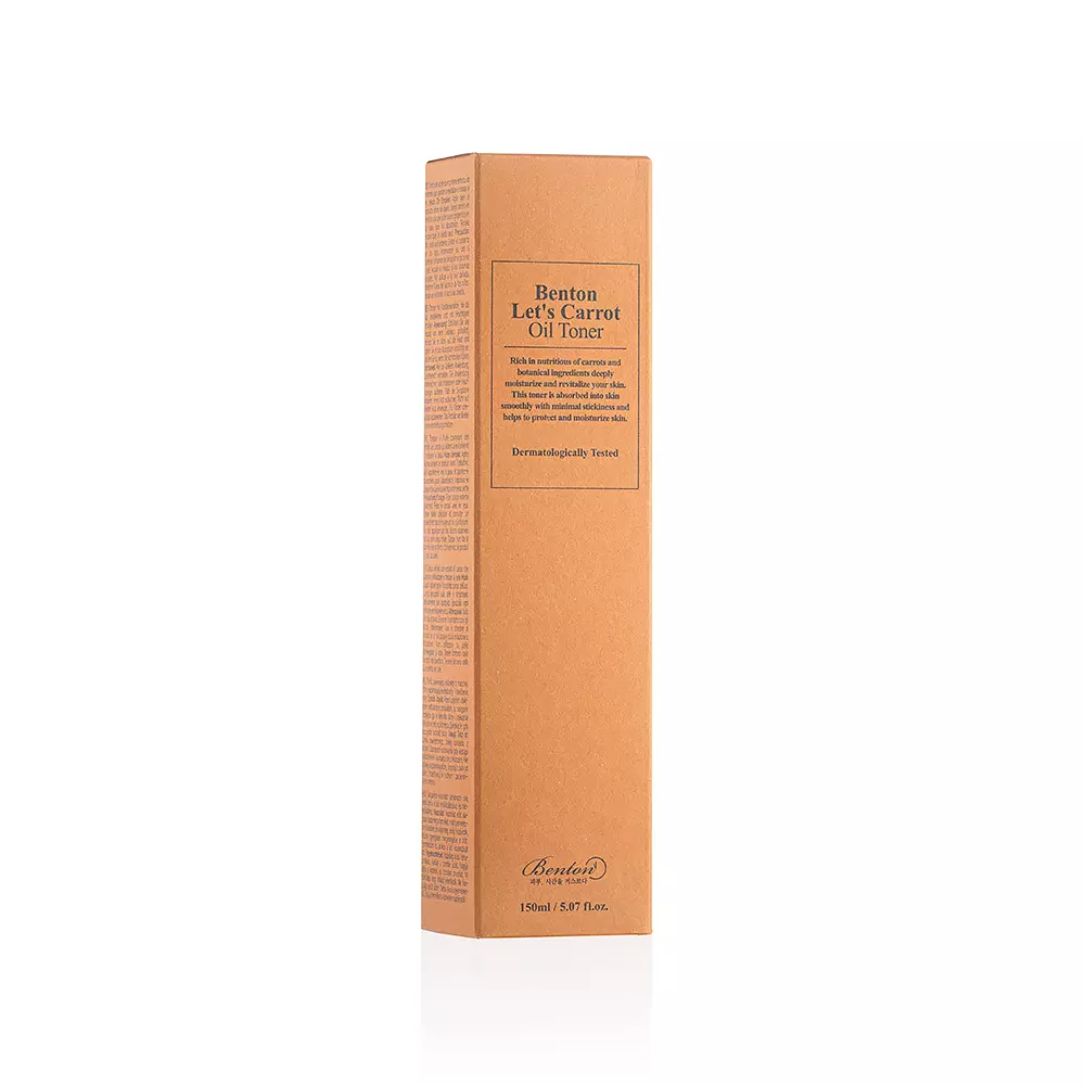 Benton LET’S CARROT oil toner 3 Benton LET’S CARROT oil toner Nước hoa hồng