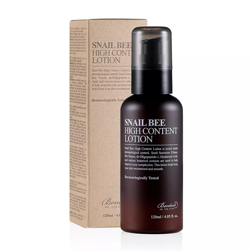 Benton SNAIL BEE HIGH CONTENT lotion 2 SNAIL BEE HIGH CONTENT lotion Kem dưỡng ẩm chính hãng Benton