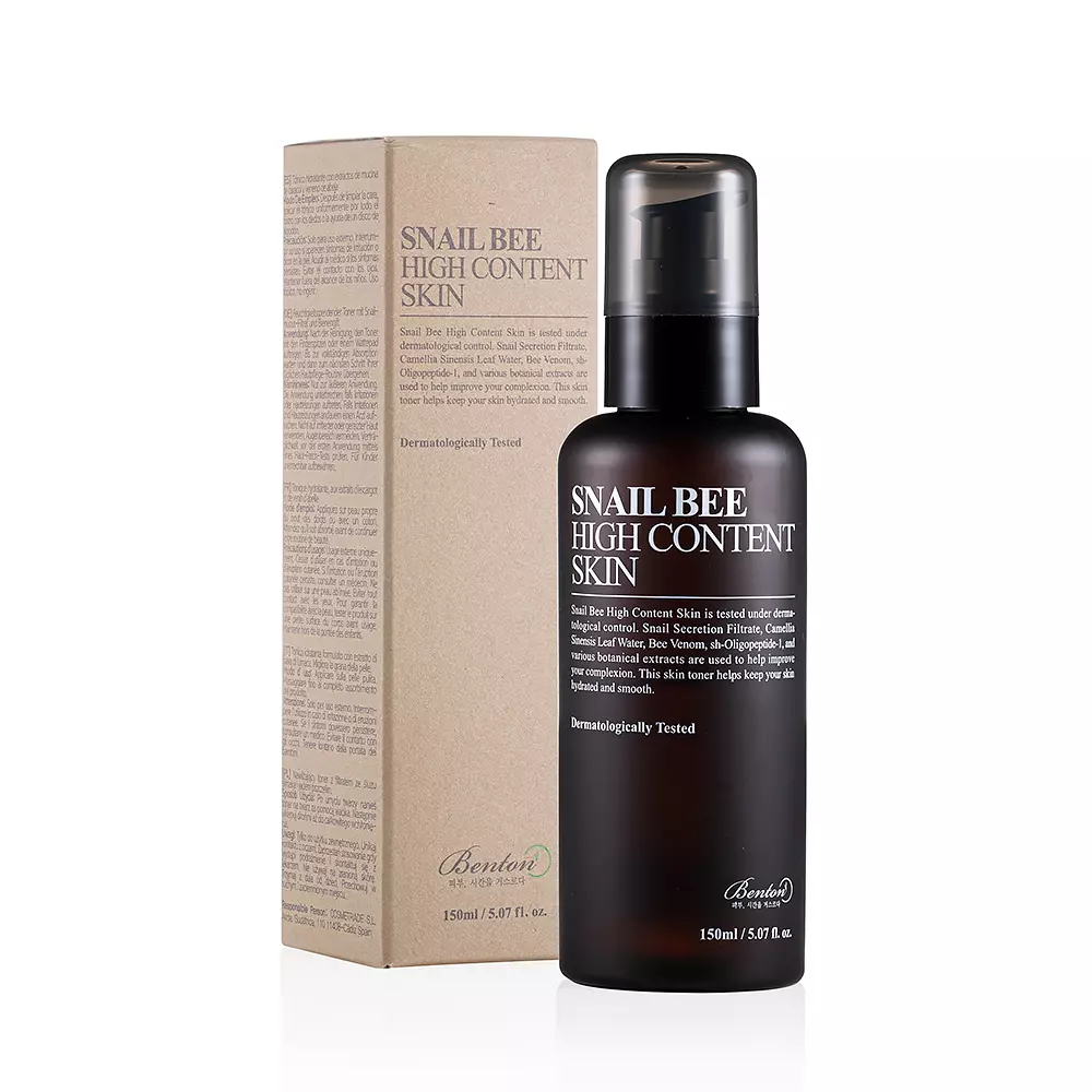 Benton SNAIL BEE HIGH CONTENT skin 2 SNAIL BEE HIGH CONTENT skin Nước hoa hồng chính hãng Benton