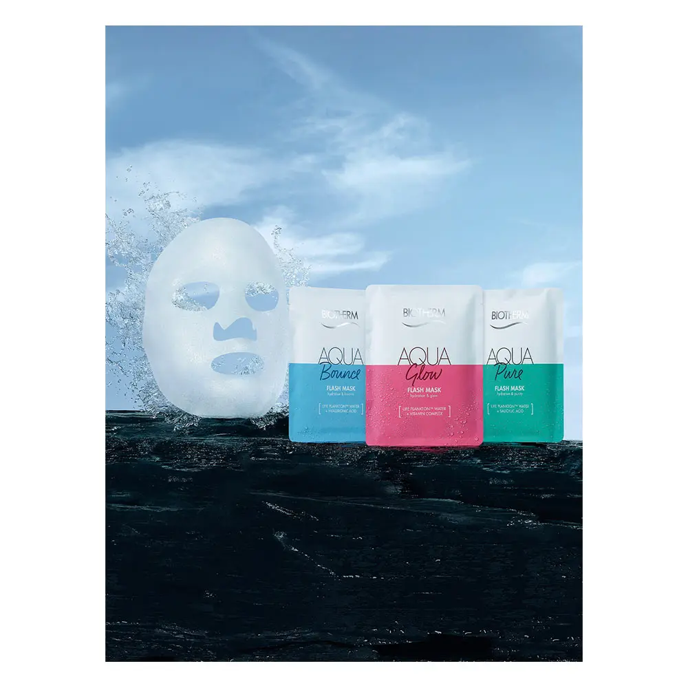 Biotherm AQUA GLOW flash mask 3 Biotherm AQUA GLOW flash mask Mặt nạ