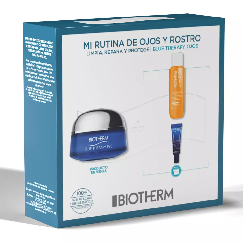 Biotherm BLUE THERAPY EYES SET 4 Bộ chăm sóc da Biotherm BLUE THERAPY EYES SET