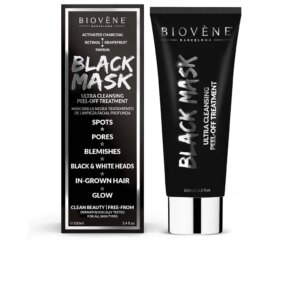 Flash effect chống nhược điểm kem điều trị Biovene BLACK MASK ultra cleansing peel-off treatment