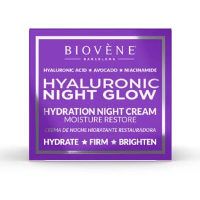 HYALURONIC NIGHT GLOW hydration night cream moisture ... Kem dưỡng ẩm Flash effect chính hãng Biovene
