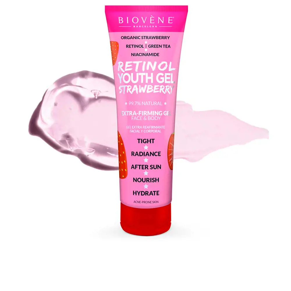 Biovene RETINOL YOUTH GEL STRAWBERRY extra-firming face & bo... 2 RETINOL YOUTH GEL STRAWBERRY extra-firming face & bo... Kem dưỡng ẩm chính hãng Biovene