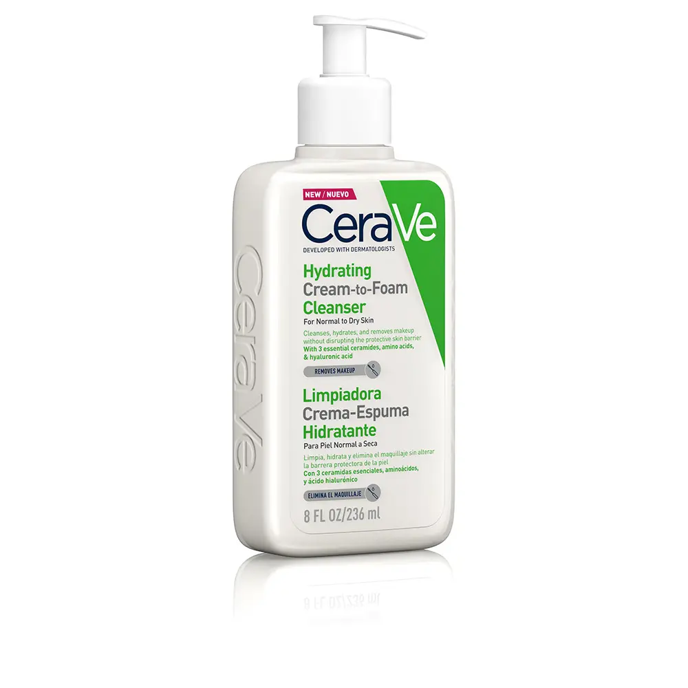 Cerave HYDRATING CREAM-TO-FOAM cleanser for normal to dry skin 2 HYDRATING CREAM-TO-FOAM cleanser for normal to dry skin Sữa rửa mặt chính hãng Cerave