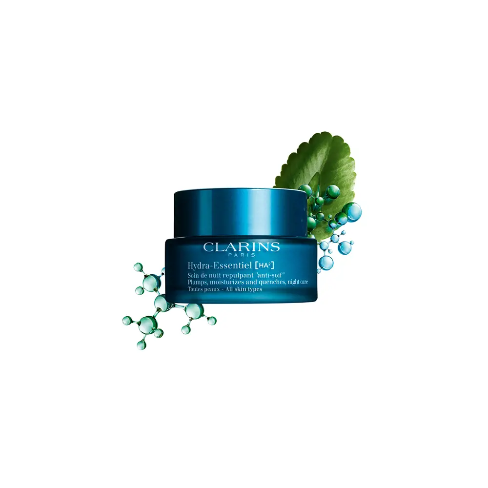 Clarins HYDRA ESSENTIEL moisturizing night cream 2 HYDRA ESSENTIEL moisturizing night cream Kem dưỡng ẩm chính hãng Clarins