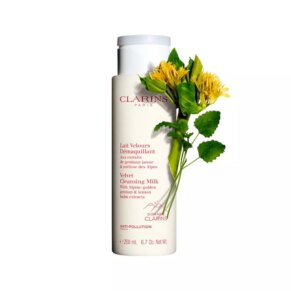 LAIT DÉMAQUILLANT VELOURS Lớp trang điểm tẩy trang trang điểm chính hãng Clarins