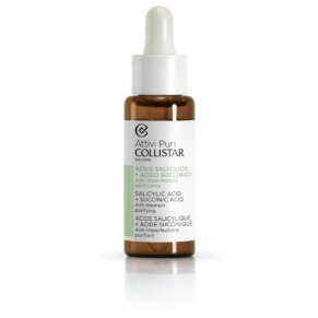 Kem điều trị mụn trứng cá & loại bỏ đầu đen Collistar ATTIVI PURI salicylic + succinic drops