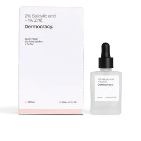 Kem điều trị mụn trứng cá & loại bỏ đầu đen Dermocracy 2% SALICYLIC ACID + 1% Zinc facial serum