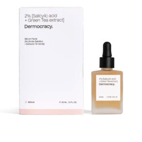 Kem điều trị mụn trứng cá & loại bỏ đầu đen Dermocracy 2% SALICYLIC ACID + GREEN TEA EXTRACT face serum