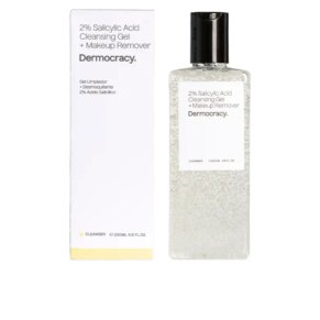Kem điều trị mụn trứng cá & loại bỏ đầu đen Dermocracy 2% SALICYLIC ACID cleansing gel + make-up remover