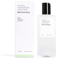Nước hoa hồng Dermocracy 3% PHA + NIACINAMIDE + ALOE VERA toner