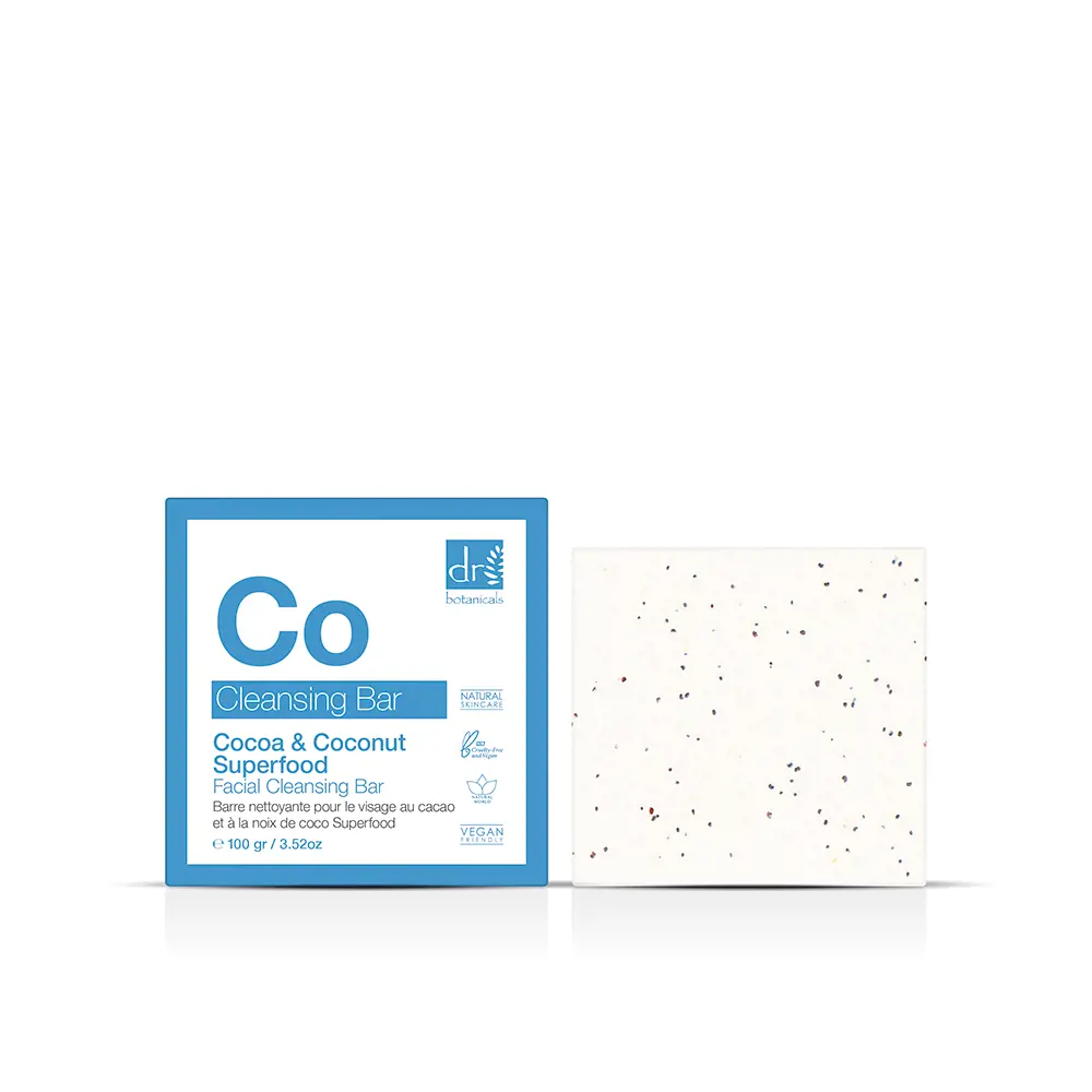 Dr. Botanicals COCOA&COCONUT SUPERFOOD cleansing bar 2 COCOA&COCONUT SUPERFOOD cleansing bar Sữa rửa mặt chính hãng Dr. Botanicals