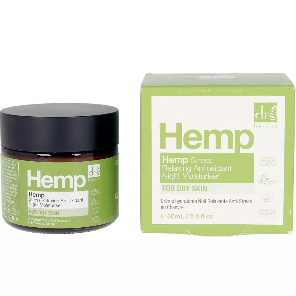 Dr. Botanicals HEMP stress relaxing antioxidant night moisturiser 2 HEMP stress relaxing antioxidant night moisturiser Kem dưỡng ẩm chính hãng Dr. Botanicals