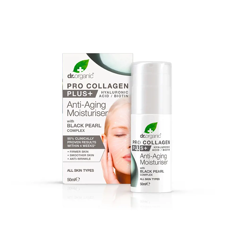 Dr. Organic PRO COLLAGEN+ black pearl antiaging cream 2 PRO COLLAGEN+ black pearl antiaging cream Kem chống lão hóa & điều trị chống nhăn chính hãng Dr. Organic