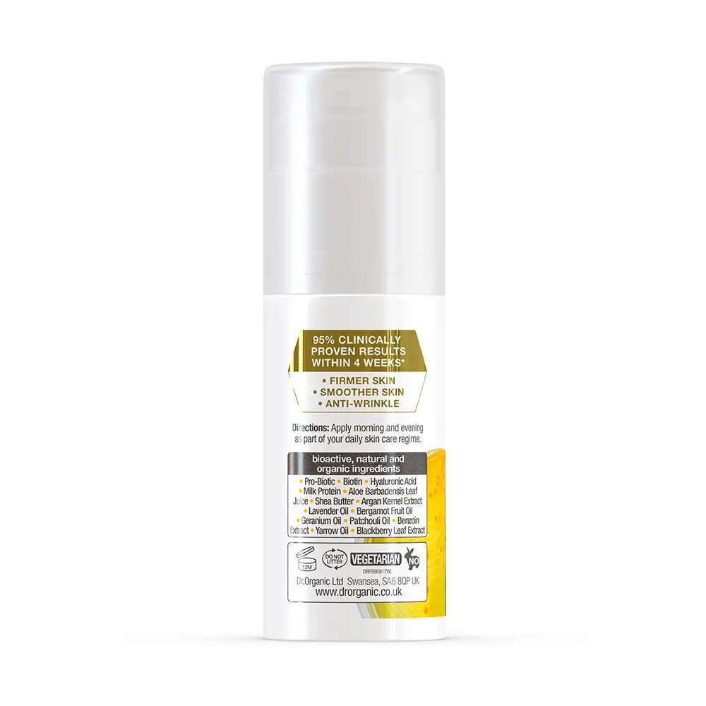 Dr. Organic PRO COLLAGEN+ milk probiotic antiaging cream 3 Dr. Organic PRO COLLAGEN+ milk probiotic antiaging cream Kem chống lão hóa & điều trị chống nhăn
