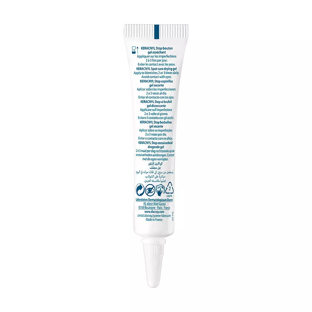 Ducray KERACNYL oily blemish-prone skin 2 KERACNYL oily blemish-prone skin Kem điều trị mụn trứng cá & loại bỏ đầu đen chính hãng Ducray