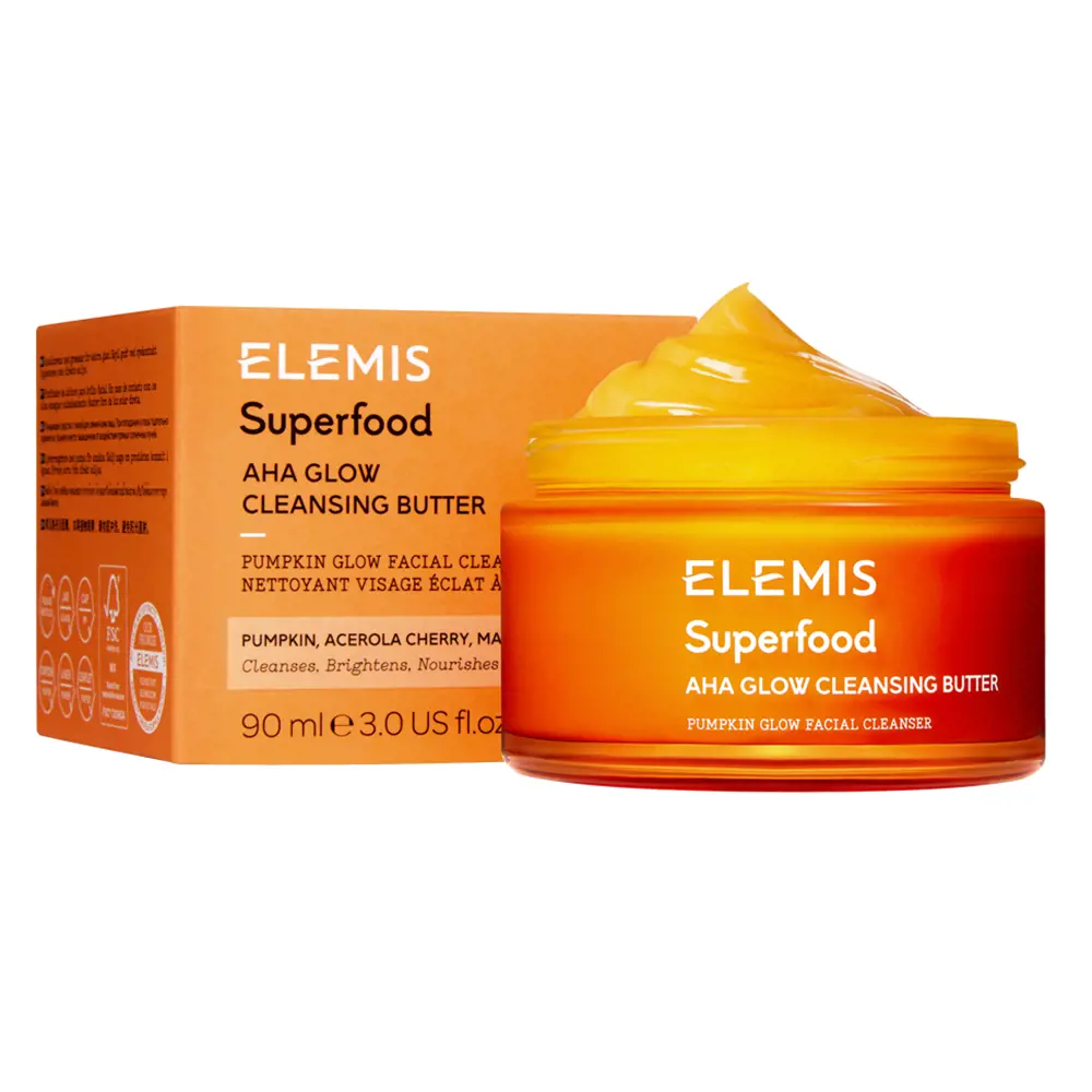 Elemis SUPERFOOD aha glow cleansing butter 2 SUPERFOOD aha glow cleansing butter Sữa rửa mặt chính hãng Elemis