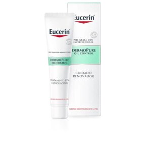 Kem điều trị mụn trứng cá & loại bỏ đầu đen Eucerin DERMOPURE oil control tratamiento 10% hidroxiácidos