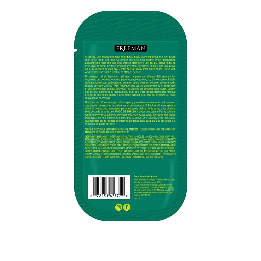 Freeman RENEWING peel-off gel mask 2 RENEWING peel-off gel mask Mặt nạ chính hãng Freeman