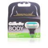 Gillette BODY recambios 4 Lưỡi dao cạo Gillette BODY recambios
