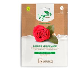 Mặt nạ Idc Institute ROSE OIL VEGAN MASK calming & hidrating