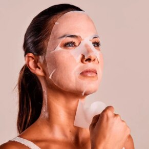 Iroha Nature 100% COTTON FACE & NECK MASK collagen-antiage Kem chống lão hóa & Điều trị chống nhăn