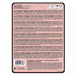 CANNABIS tissue face mask nourishing & relaxing Kem dưỡng ẩm da mặt chính hãng Iroha Nature