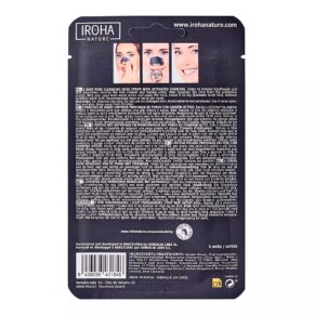 DETOX CHARCOAL BLACK nose strips Kem điều trị mụn trứng cá & loại bỏ đầu đen chính hãng Iroha Nature