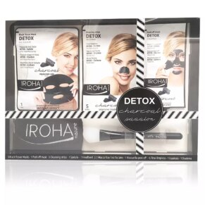 Bộ chăm sóc da Iroha Nature DETOX CHARCOAL BLACK PASSION SET
