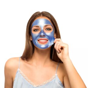 Kem điều trị mụn trứng cá & loại bỏ đầu đen Iroha Nature PEEL OFF MASK blue tanzanite anti-blemish