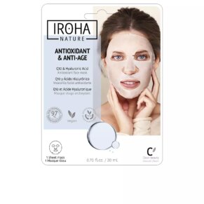 Mặt nạ Iroha Nature TISSUE MASK antiwrinkles Q10 + hyaluronic acid