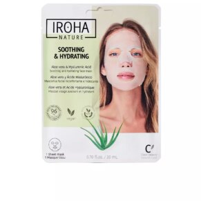 Kem dưỡng ẩm da mặt Iroha Nature TISSUE MASK moisturizing aloe + hyaluronic acid