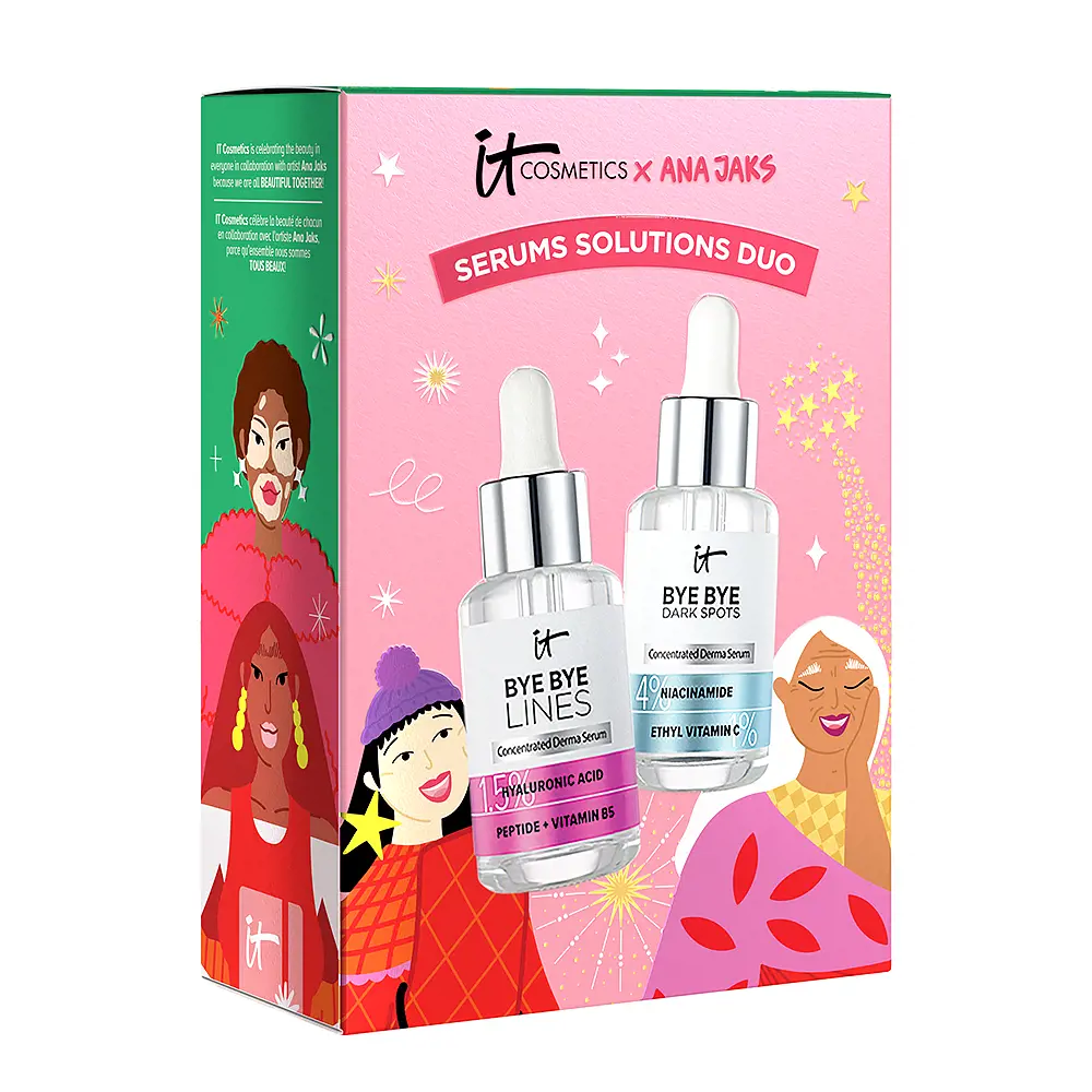IT Cosmetics BEAUTIFUL TOGETHER SERUMS SOLUTIONS SET 3 IT Cosmetics BEAUTIFUL TOGETHER SERUMS SOLUTIONS SET Kem điều trị mụn trứng cá & loại bỏ đầu đen