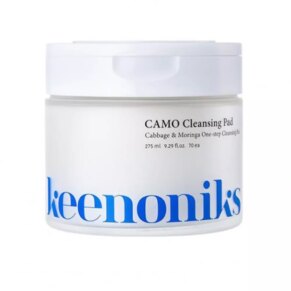Tẩy tế bào chết da mặt Keenoniks CAMO CLEANSING PAD cabbage & moringa one-step